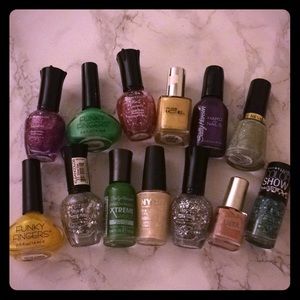 Assortment of nail polish bundle